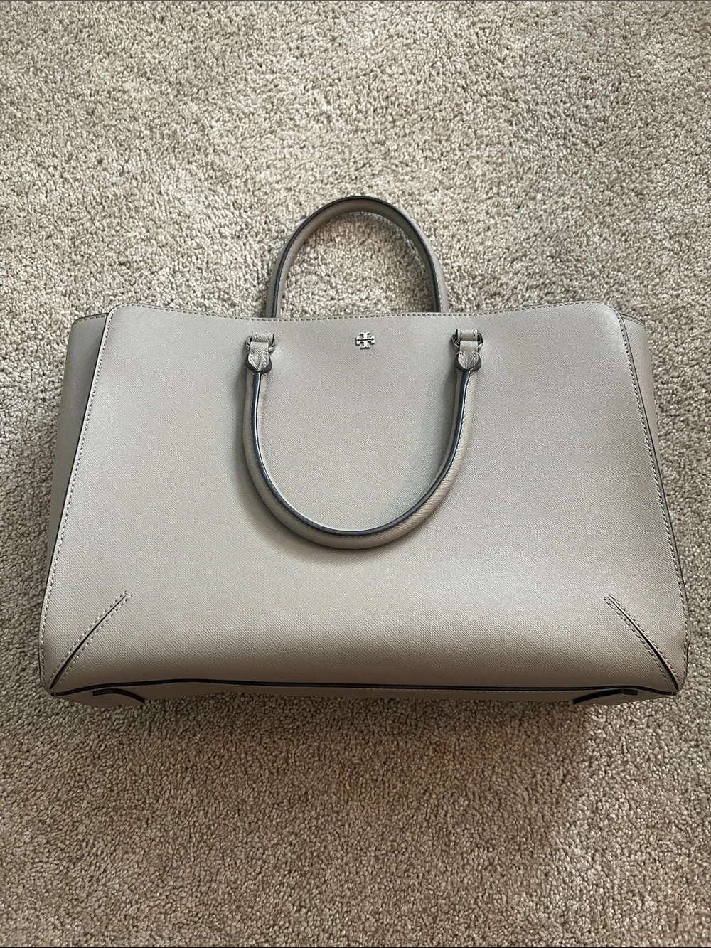 Tory Burch Gray Tote Bag